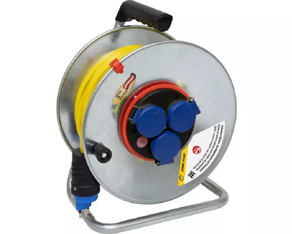 Brennenstuhl Baustellen-Kabelrolle BAT SK Bretec 290 50 m 3x T13