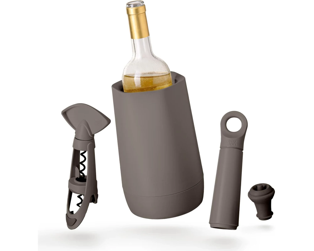 Vacuvin Weinset Host Graphite 4-teilig