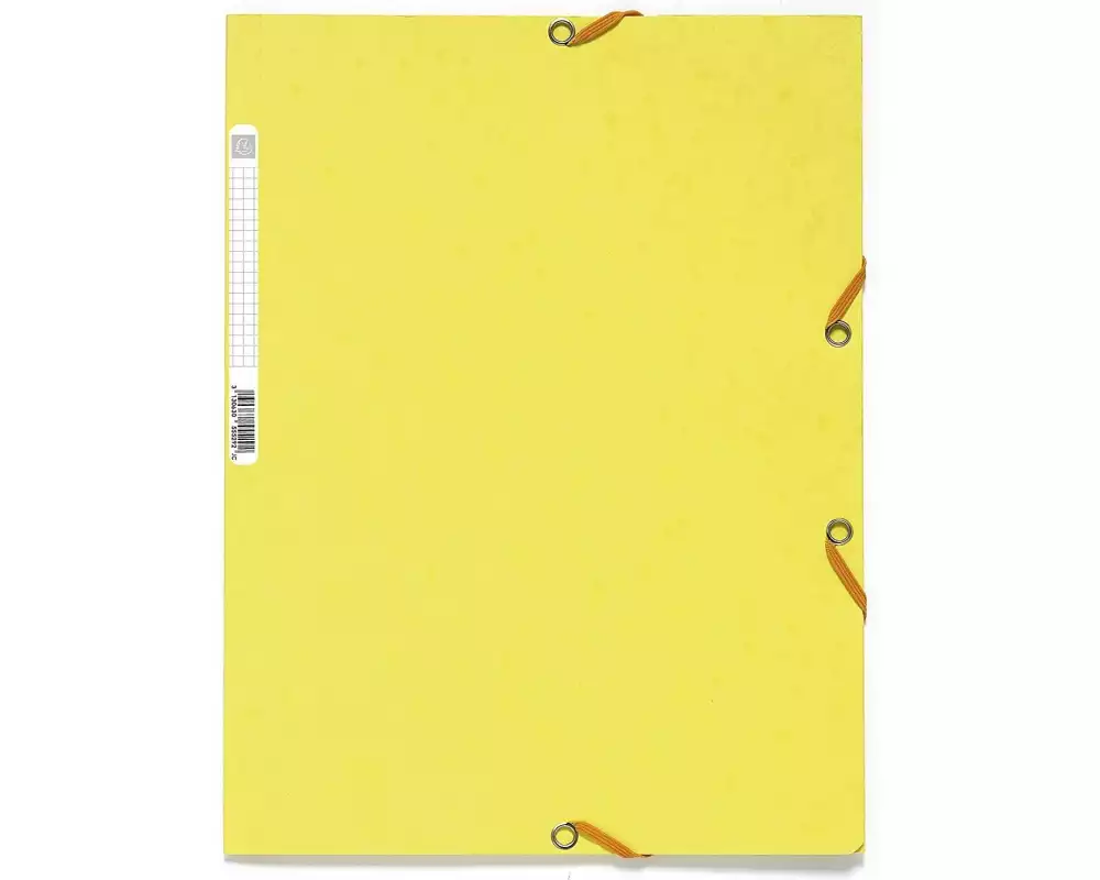 Exacompta Gummibandmappe A4 Hellgelb, 250 Blatt