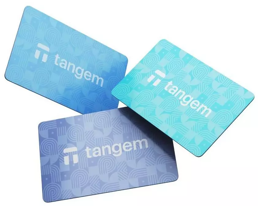 bitConsult Tangem 2.0 Winter Edition +50 CHF BTC Voucher BTC 3 Card Set