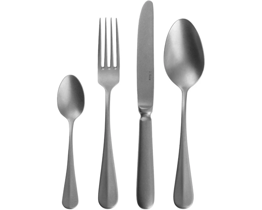 Sola Besteck-Set Baguette Vintage Stone Wash, matt, 24-tlg.