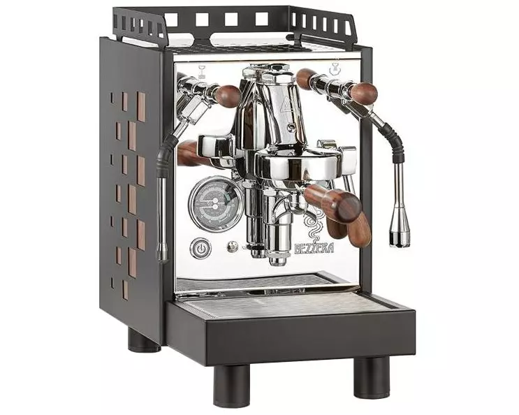 Bezzera Siebträgermaschine Aria Top Pid Edelstahl/Schwarz