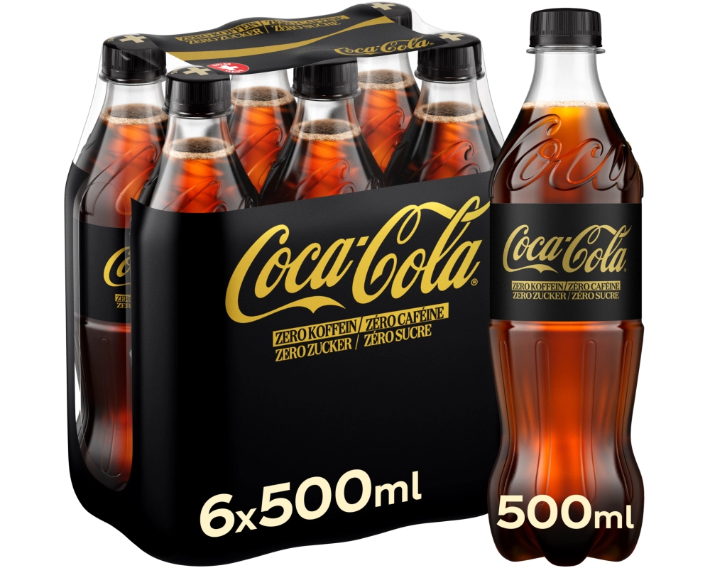 COCA COLA ohne Koffein 1426701 50cl, 6 Stk.