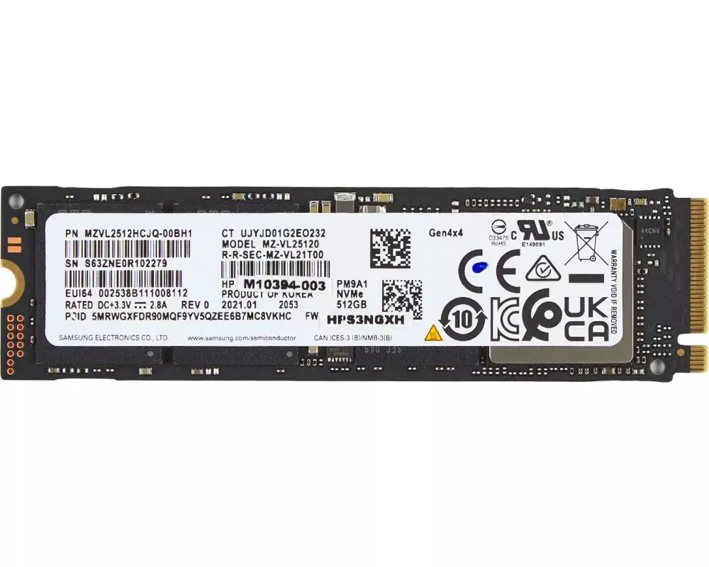 HP SSD 1 TB TLC M.2 2280 NVMe 1000 GB