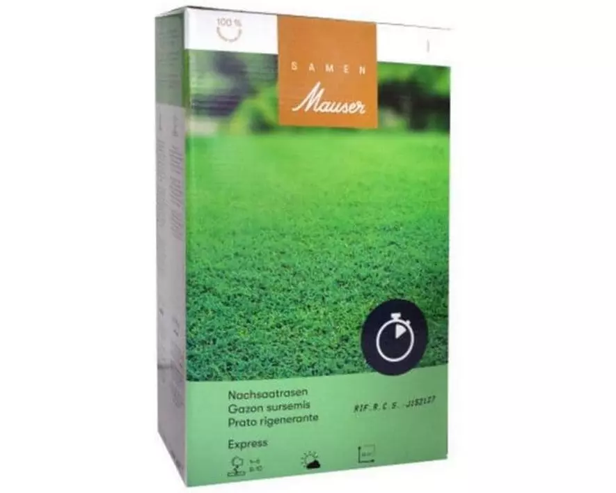 Samen Mauser Nachsaat-Rasen Express 950g