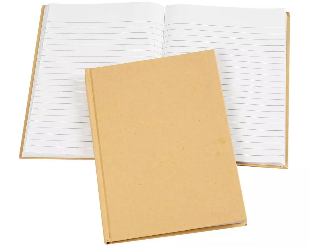 Creativ Company Notizbuch A5 liniert Braun