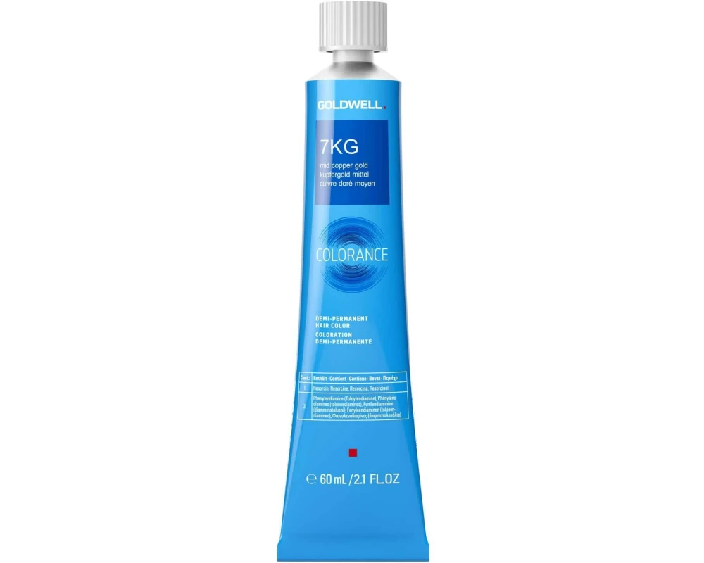 GOLDWELL Haartönung Colorance 7 kg Mittel Kupfer Gold 60 ml
