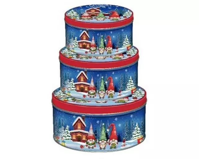 Dameco Guetzli-Dose Wichtel 3-teilig