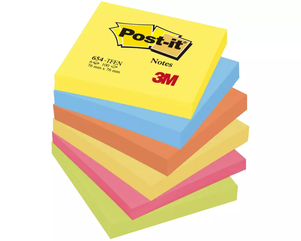 Post-it Notizzettel Post-it 7,6 x 7,6 cm Farbig
