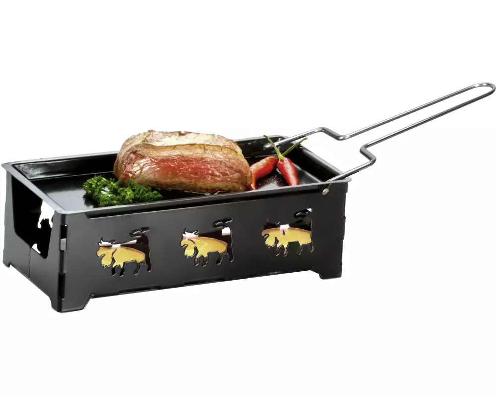 Nouvel Teelicht-Raclette Heat Cheese! @home Schwarz