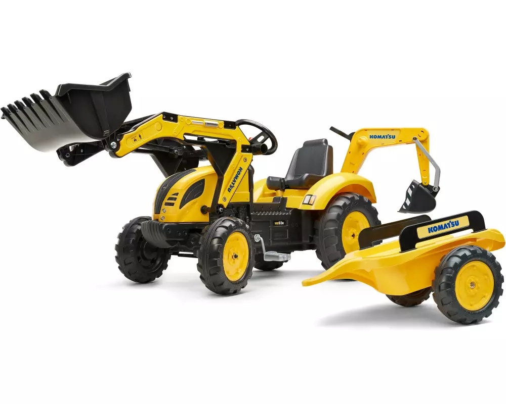 Falk Komatsu Traktor + Anh. XXL