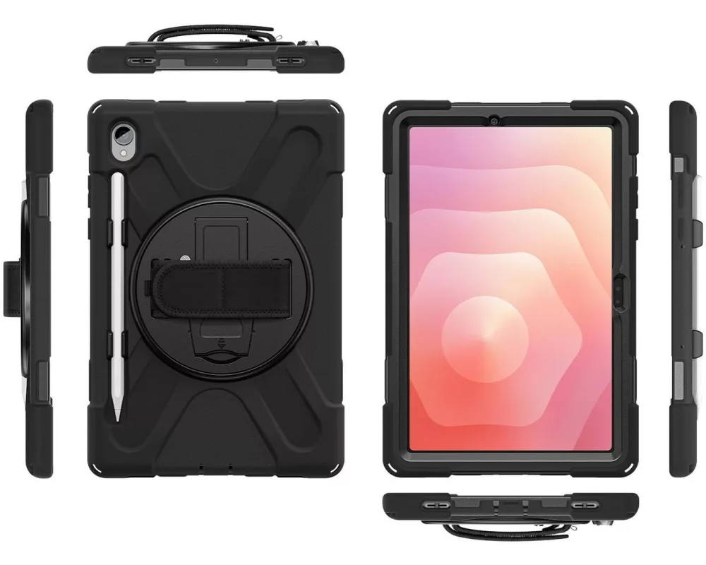 4smarts Rugged Case Grip für Samsung Galaxy Tab S11 schwarz