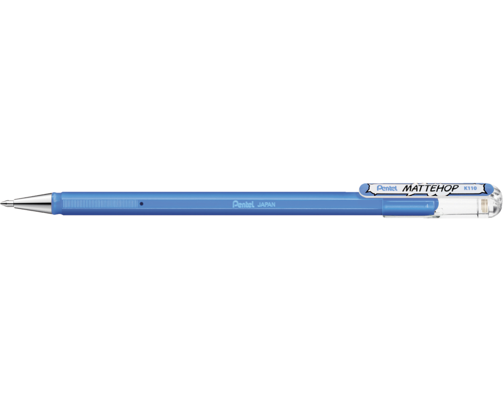 PENTEL Rollerball Mattehop 0.5mm K110-VSX hellblau