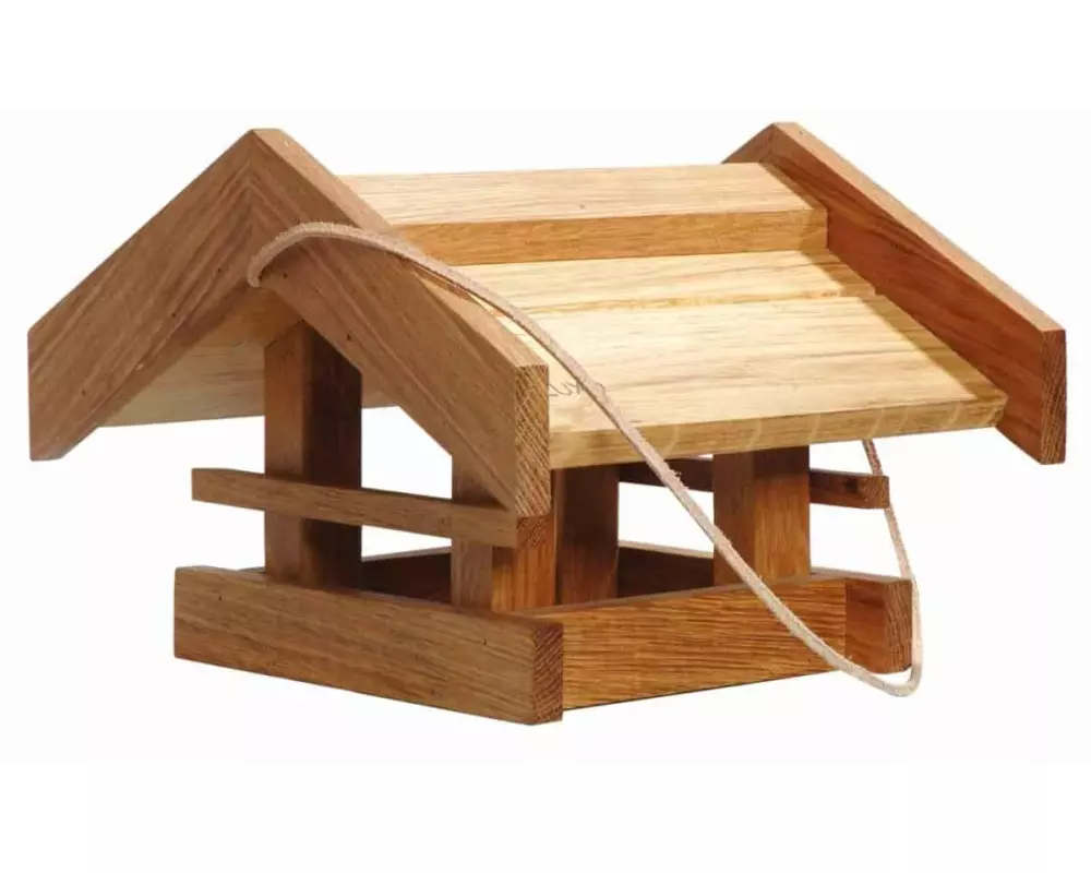 dobar green label Futterspender Basis, 31 x 28 x 20 cm, Holz