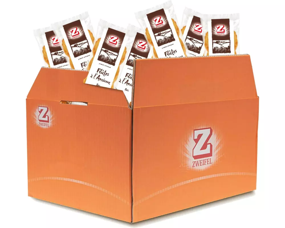 Zweifel Flûtes à lAncienne Sel Box 30 x 25 g