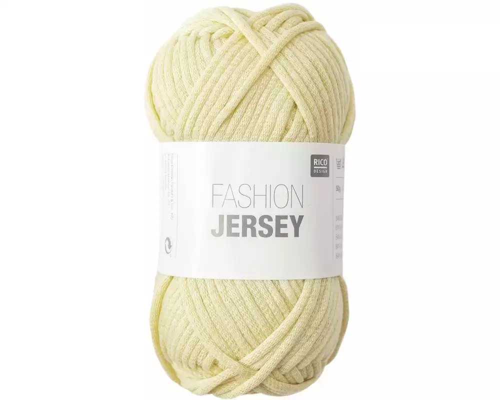 Rico Design Wolle Fashion Jersey 50 g Pastellgelb