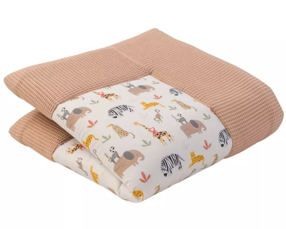 Ullenboom Krabbeldecke Waffelpiqué Sand Savanne 120 x 120 cm