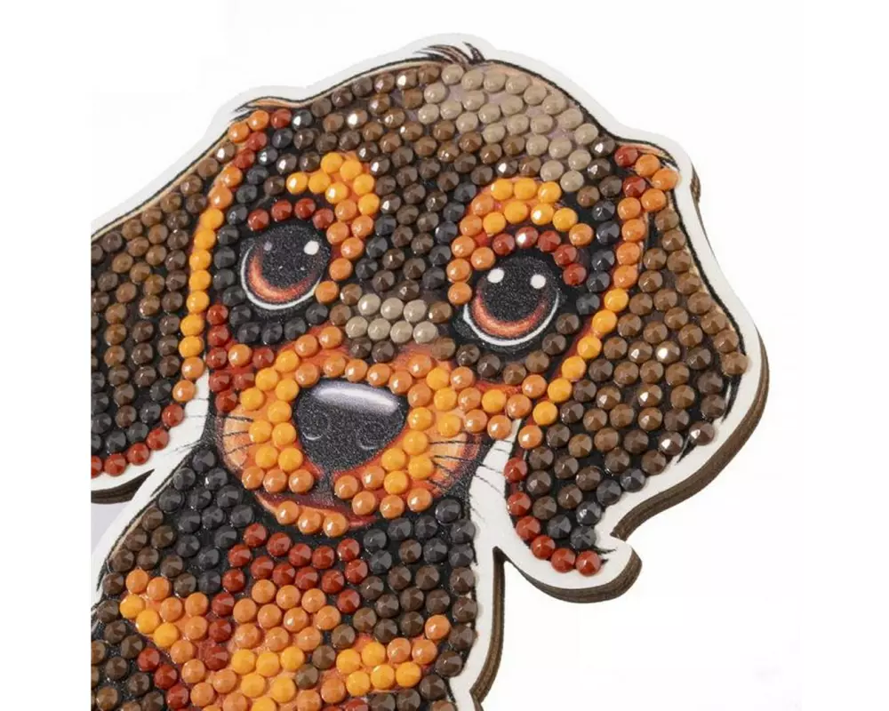 CRAFT Buddy Crystal Art Buddy Welpe Dackel