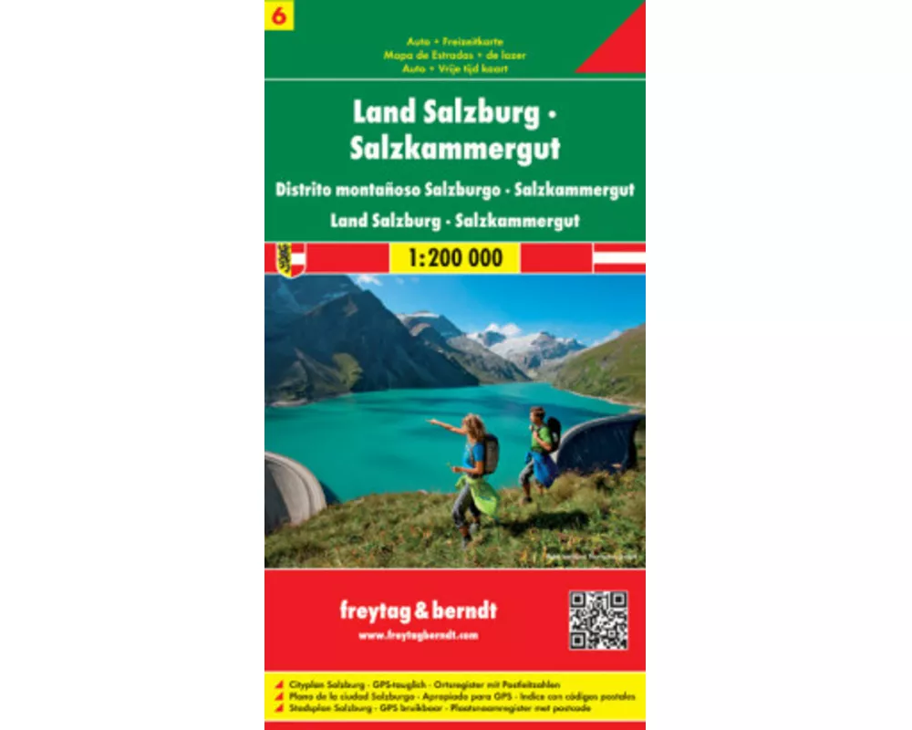 freytag & berndt Straßenkarte Land Salzburg - Salzkammergut 1:200.000