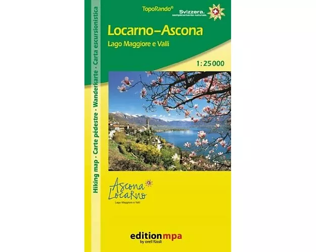 Locarno - Ascona. Carta escursionistica / Wanderkarte. 1:25'000