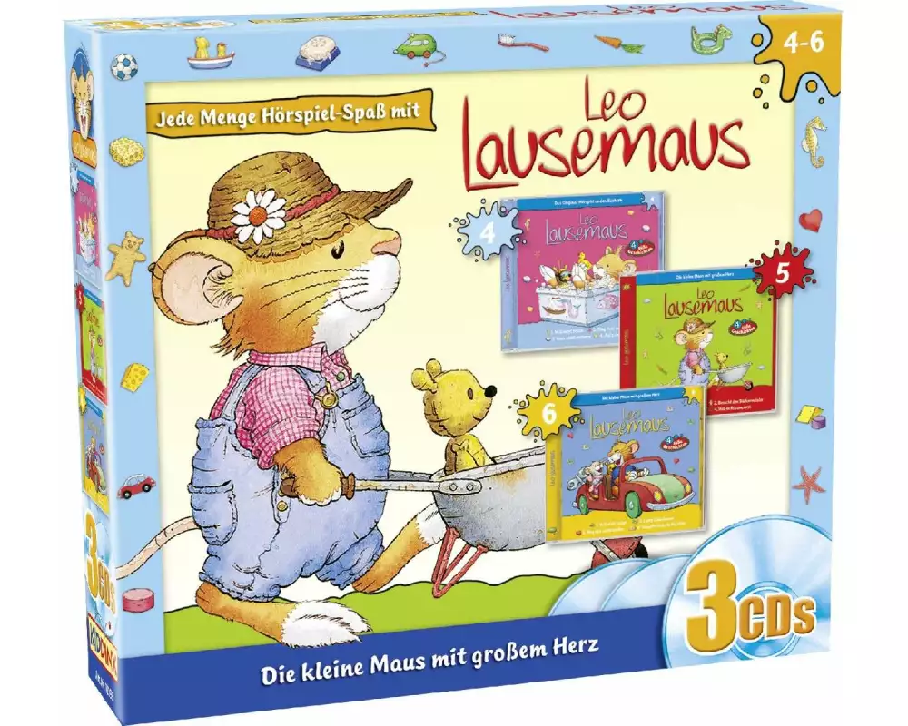 Leo Lausemaus 3 CD Box (Folge4-6)