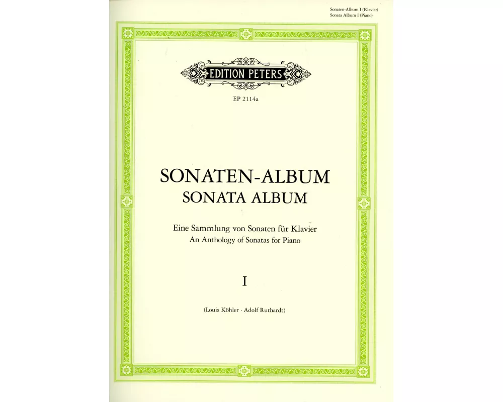 Sonaten-Album für Klavier, Band 1