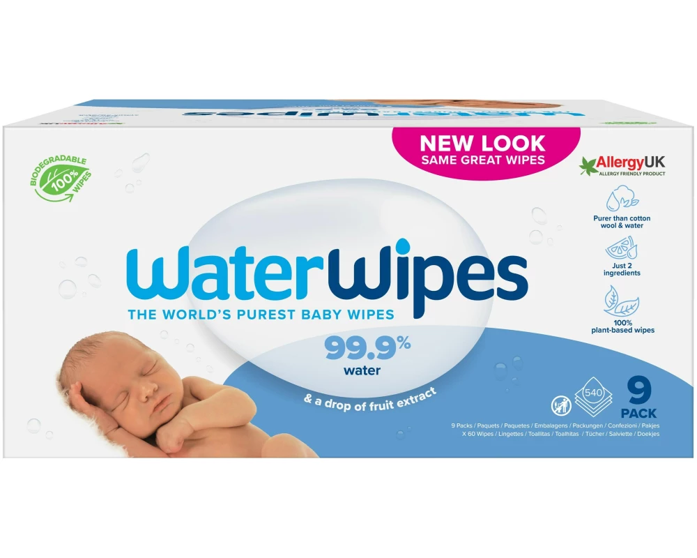 WaterWipes Feuchttücher Megapack 540 Stück