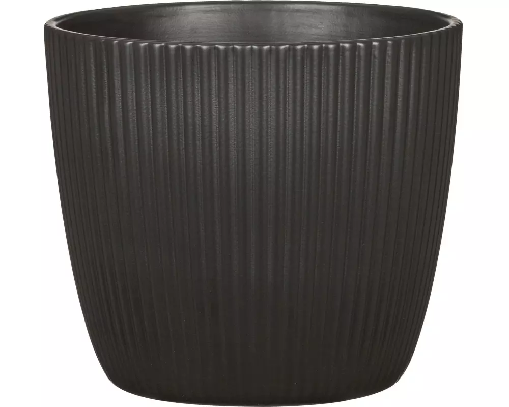 scheurich Blumentopf Aura Anthrazit, 19 cm