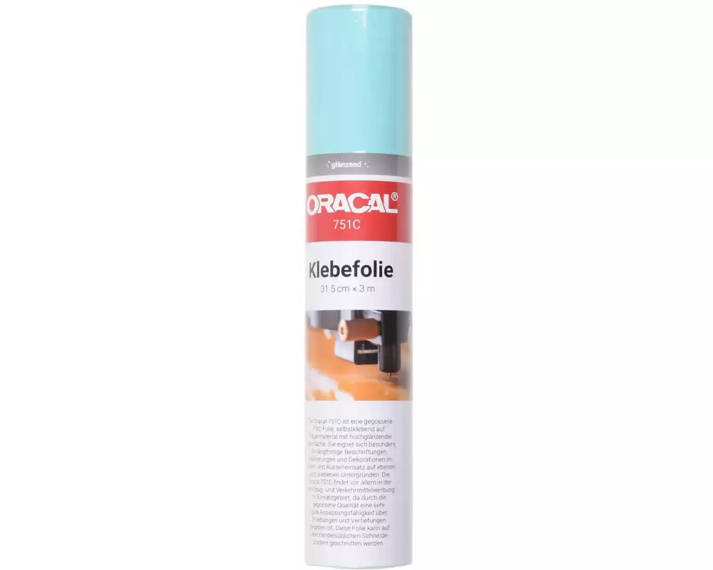 ORAFOL Vinylfolie Oracal 751C / 31.5 x 300 cm Pastelltürkis
