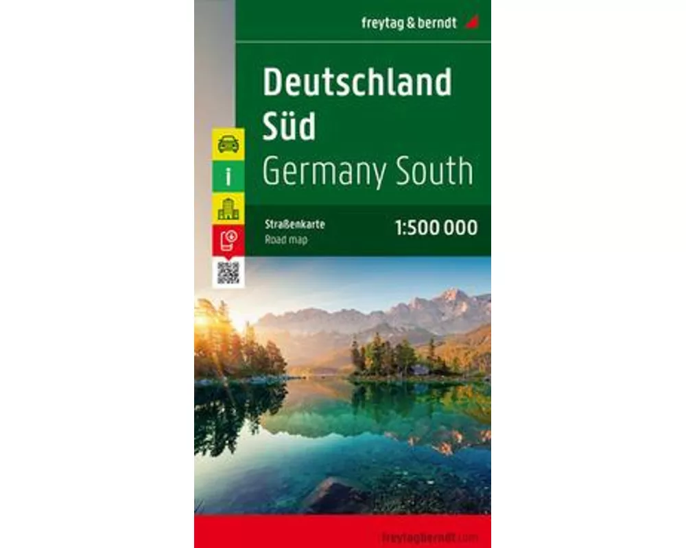 freytag & berndt Straßenkarte Deutschland Süd 1:500.000