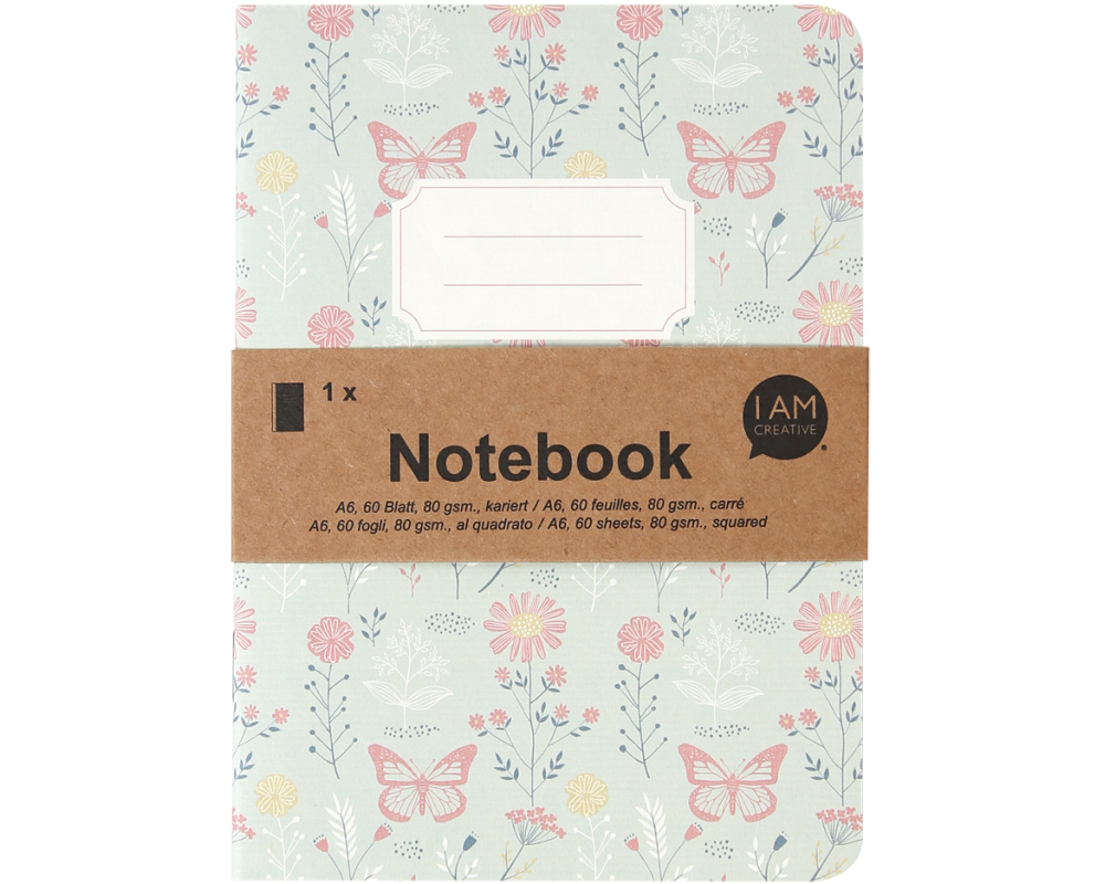 I AM CREATIVE Notizbuch A6 MAA4005.42 grün 60 Seiten