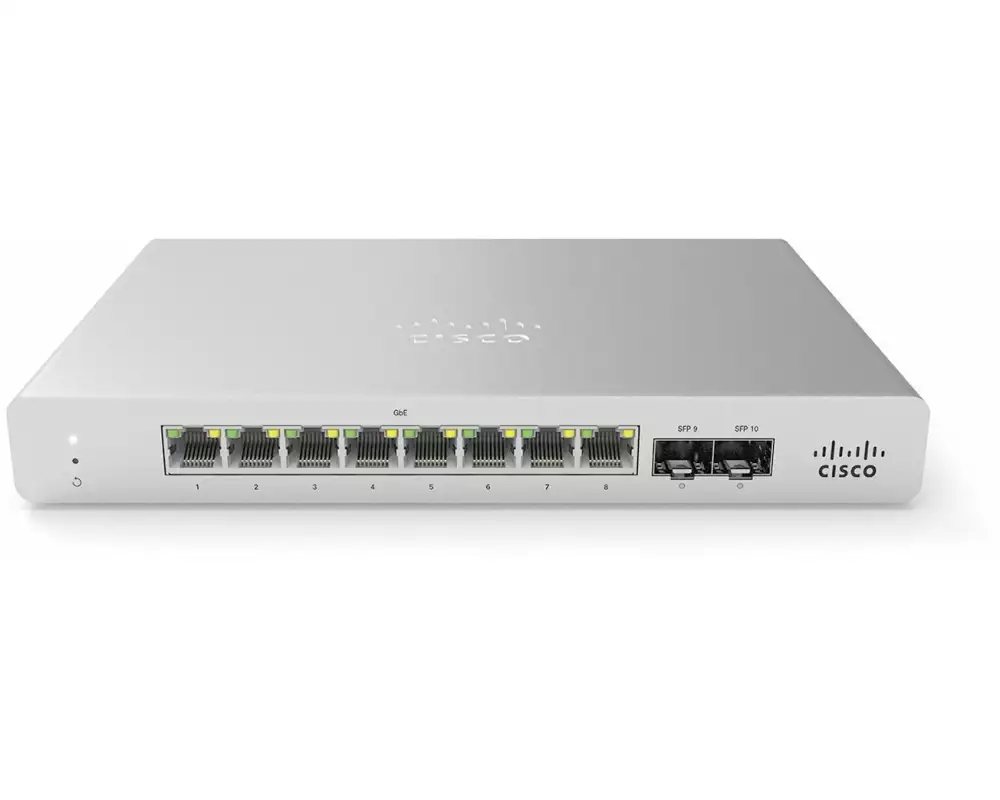 Cisco Meraki PoE+ Switch MS120-8FP 10 Port
