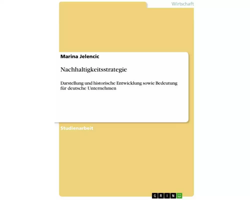 Nachhaltigkeitsstrategie
