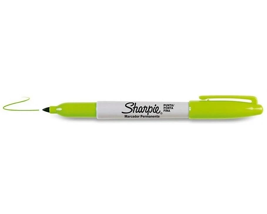 Sharpie Permanentmarker Limette, 12 Stück