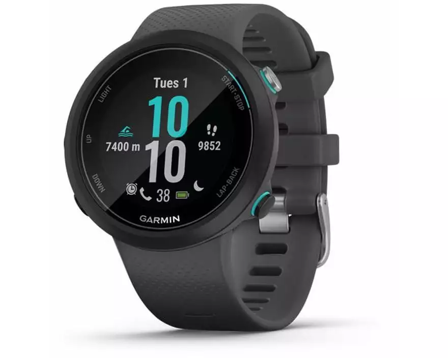 GARMIN GPS-Sportuhr Swim 2 Grau/Schwarz