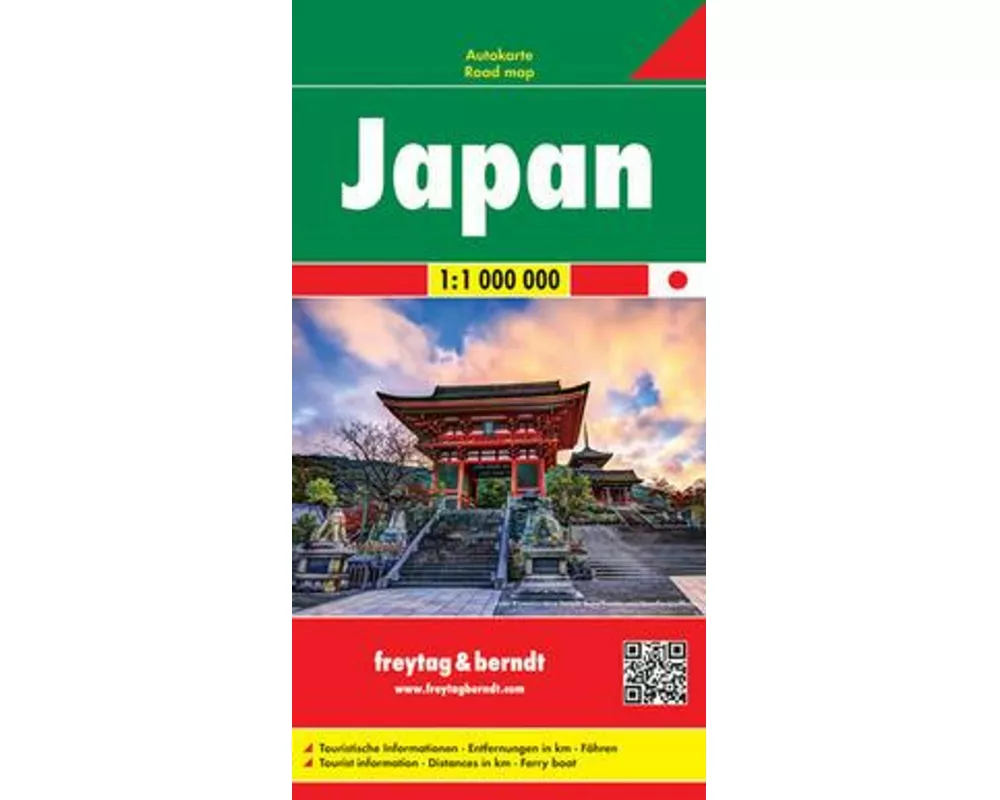 Japan, Autokarte 1:1.000.000, freytag & berndt