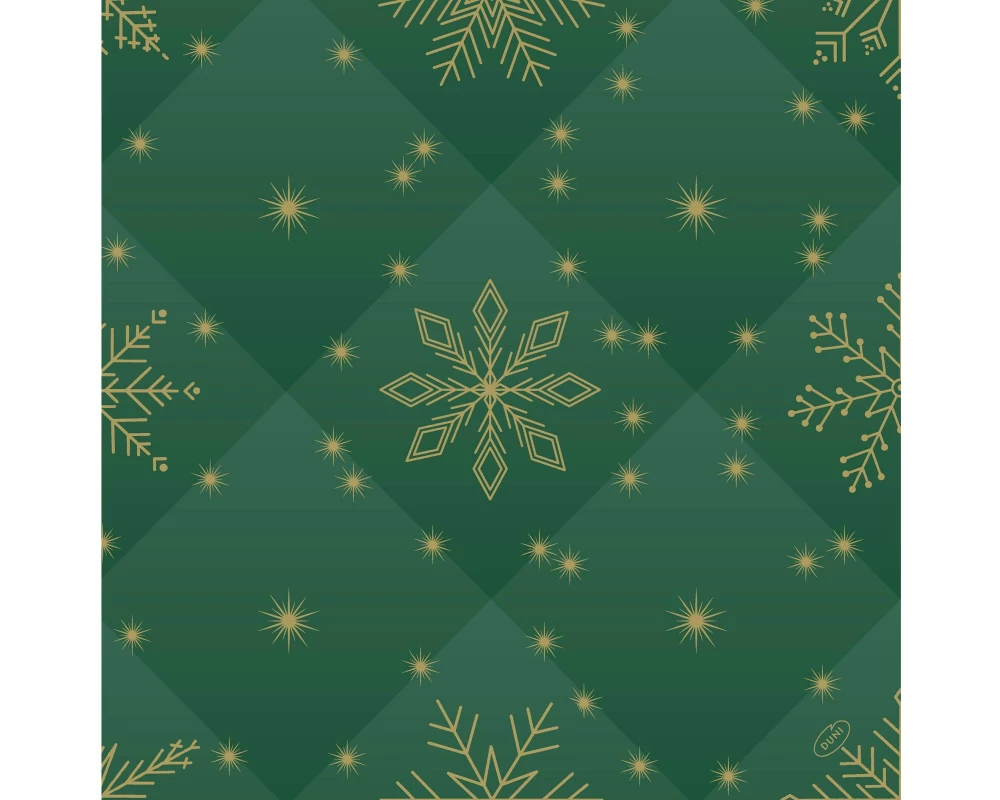 Duni Servietten Bio DSF, Rhombus Green, 40 x 40 cm, 60 Stück