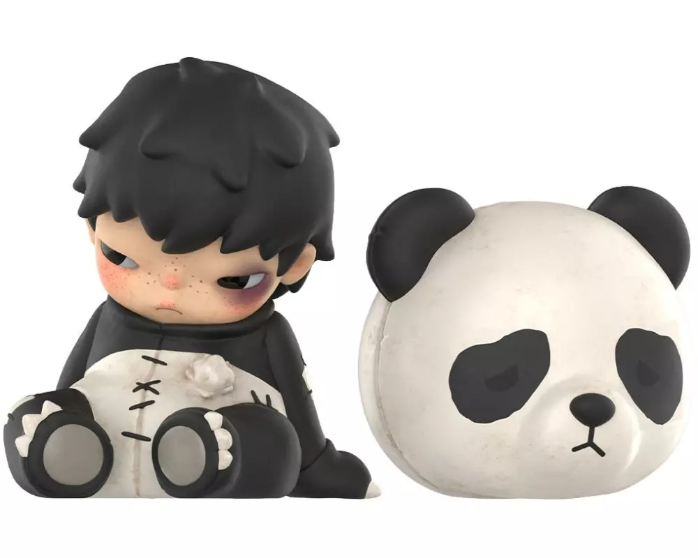 Pop Mart Sammelfigur Hirono Doll Panda Figur