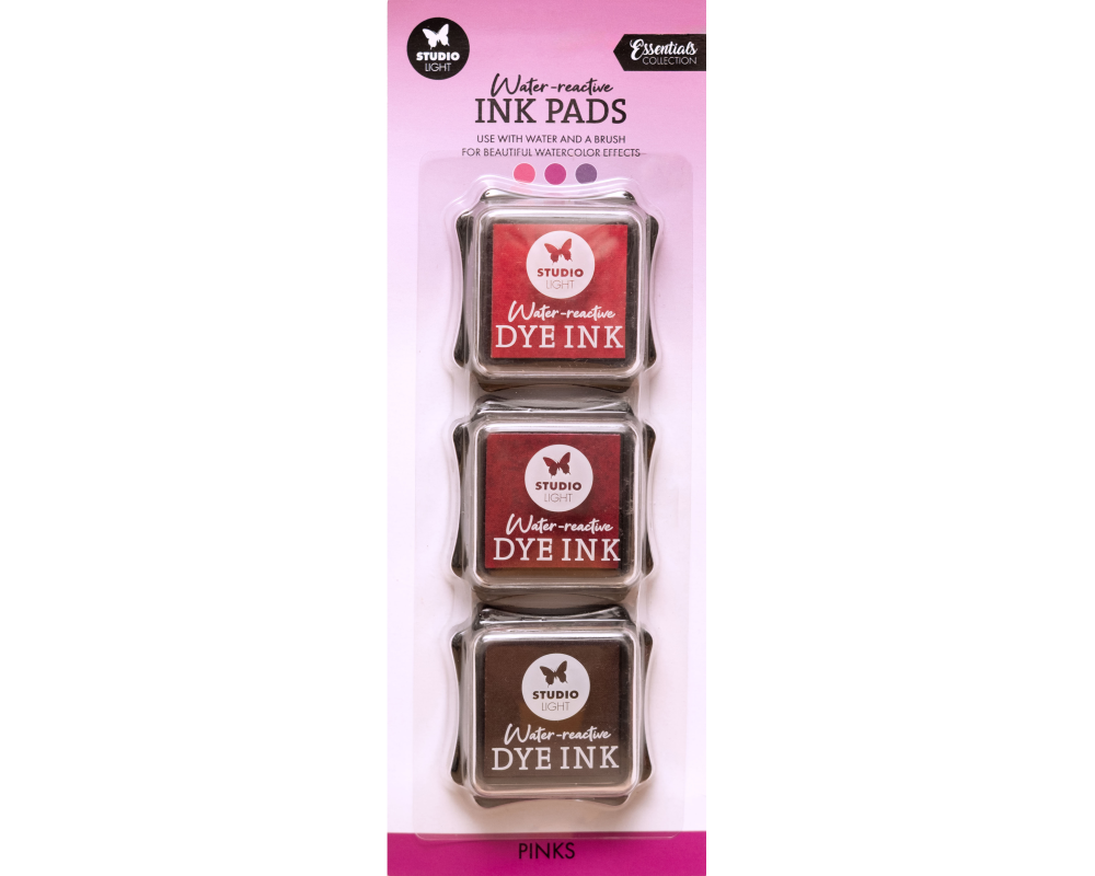 SIZZIX Stempelfarben SL-ES-INKP40 pink 3 Stück