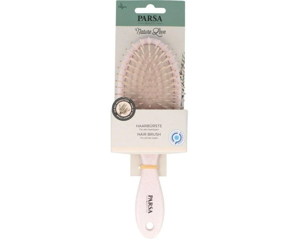 Parsa Beauty Nature Love Haarbürste gross, oval Beige