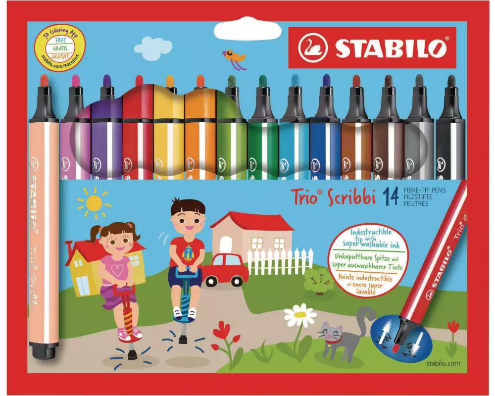 STABILO Trio Scribbi 14 Stück