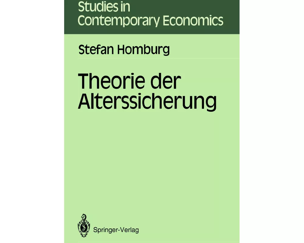 Theorie der Alterssicherung