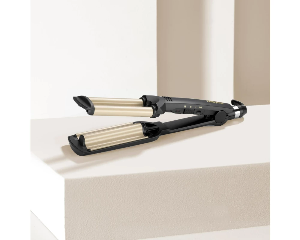 Babyliss Welleneisen Easy Waves C260E Titan-Keramik Schwarz
