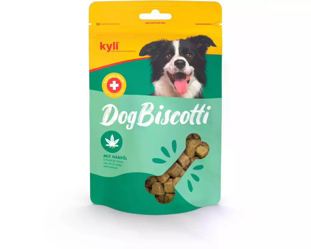 kyli Leckerli DogBiscotti Hanföl, 200 g