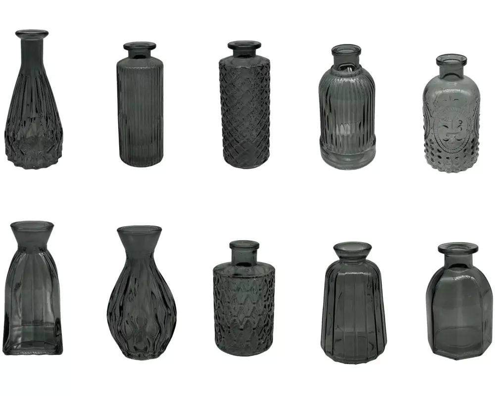 relaxdays Vasen-Set Grau