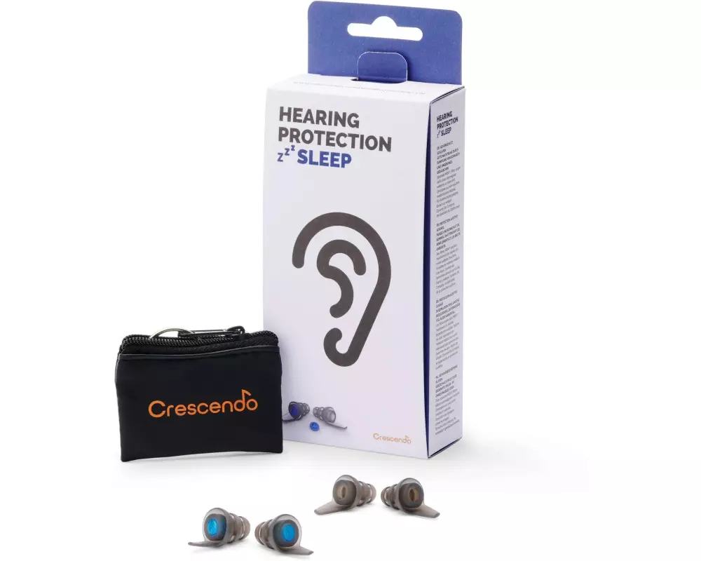 CRESCENDO Ohrstöpsel Gehörschutz Schlafen 1 Paar