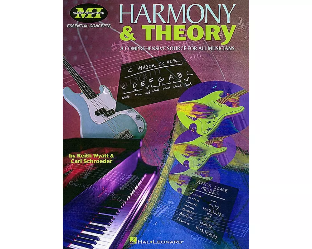 Essential Concepts: Harmony & Theory Music Book for Guitar and Multi-Instrument with Step-By-Step Concepts for Students Learn Intervals Scales Chords