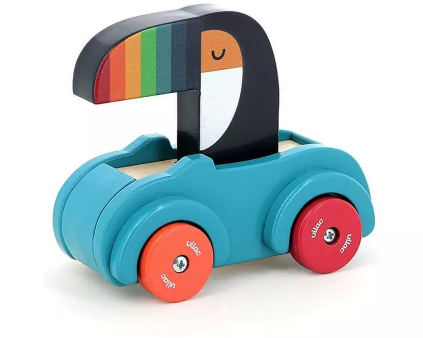 Vilac Auto mit Hupe Tukan