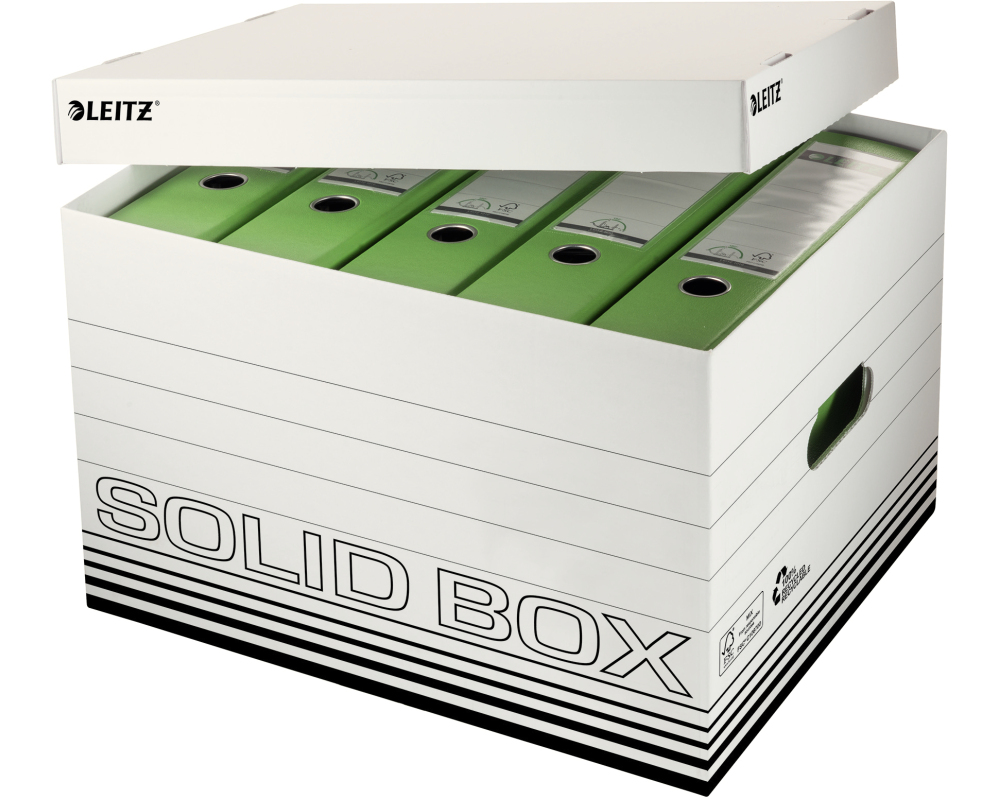 LEITZ Solid Box L 6119-00-01 weiss 346x305x450mm
