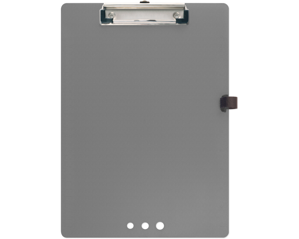 AURORA Klemmbrett A4 19011 grau Kunststoff hoch